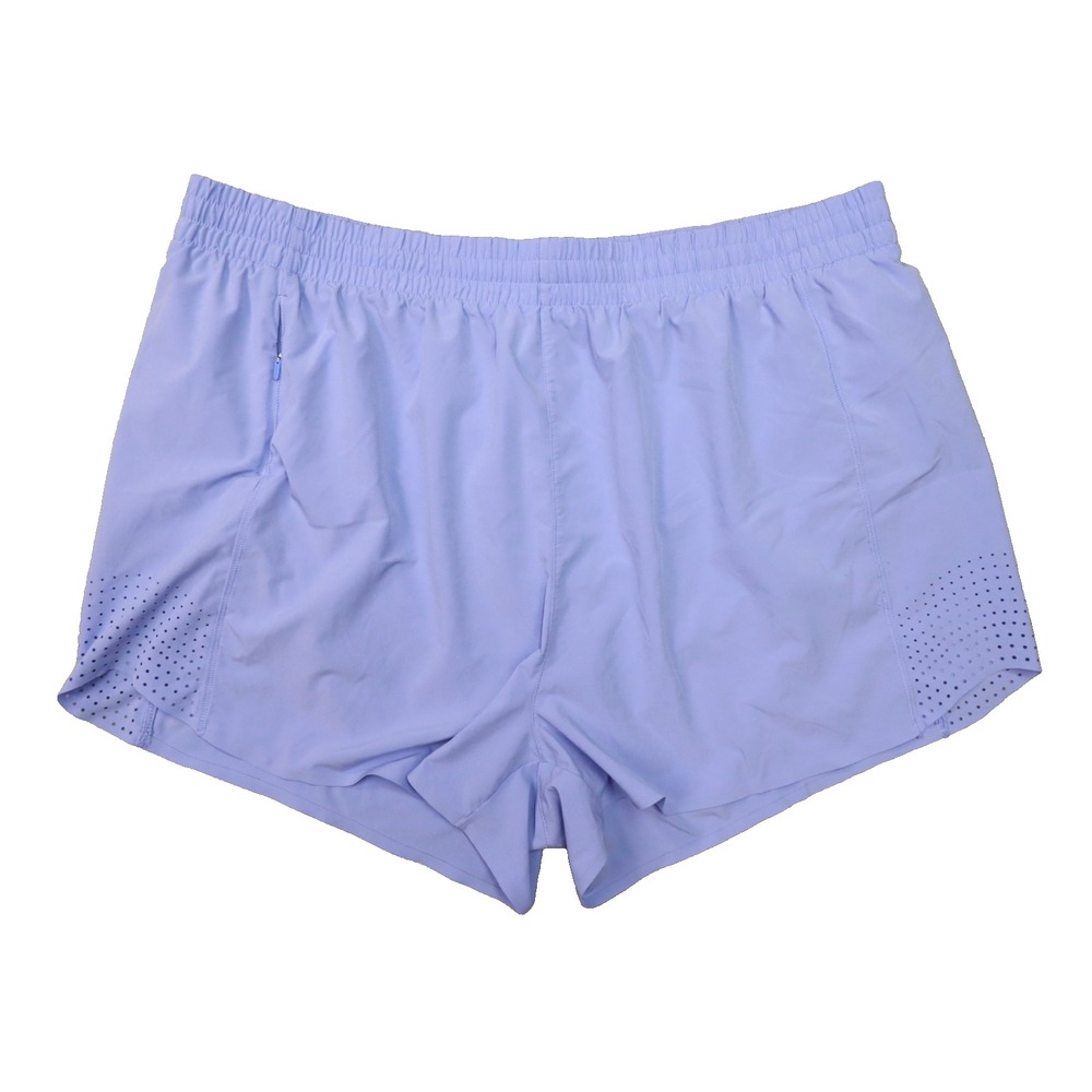 Athleta Periwinkle Blue Purple Hustle‎ 3" Shorts Women's size 2x Running 446694